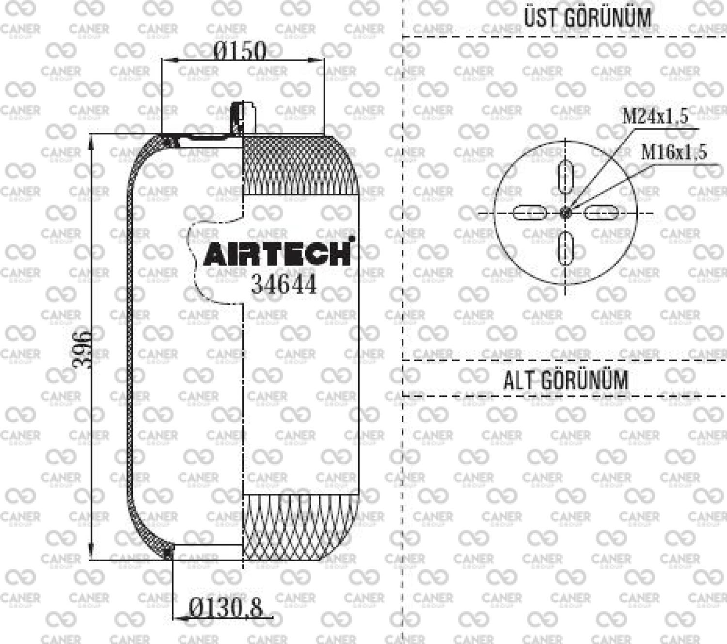 34644 P AKTAŞ; MERCEDES  TRAVEGO ÖN KÖRÜK-;6293270001; 6293200025; ; 